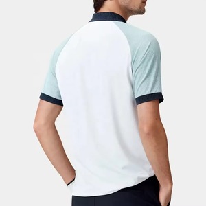 Polo de manga corta personalizado, ropa deportiva de poliéster y algodón para hombre, Polo transpirable de talla grande para golf para hombre - Product Image 5