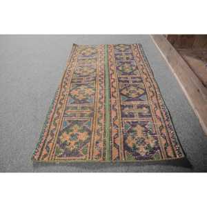 Vintage turc 16x31ft grand tapis Style classique vert Beige laine Latex support Patchwork motif pour couloir chambre décor - Product Image 2