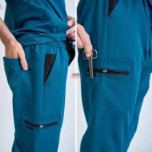 Blouses médicales élégantes pour femmes/hommes, tenues de travail pour dentistes, combinaisons pour médecins/infirmières - Product Image 3