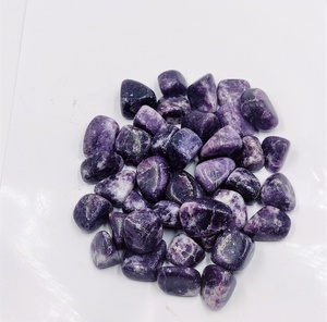 Vente en gros de lépidolite naturelle, pierre de guérison, cristal violet, pierre de culbutage polie à partir d'exis Crystal export - Product Image 2