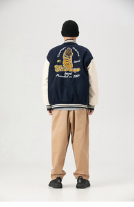 Chaquetas Varsity Unisex Personalizadas, Reversibles, Ecológicas, de Secado Rápido, Transpirables, con Cuello Alto y Manga Larga para Invierno - Product Image 6