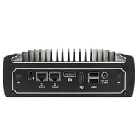Mini PC industrial 10th Gen Core I3 10110U I7 10810U DP HD Pantalla Dual 2 Com 4G Módulo TPM2.0 Win10 Mini computadora de escritorio