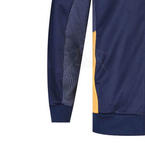 ชุดวอร์มกีฬาพร้อมกางเกงทรงเรียวทำจากผ้าซับเหงื่อแบบมีซิปเต็มผืนโลโก้ออกแบบได้ตามต้องการ - Product Image 5