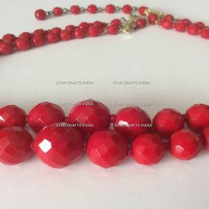 Personalizado nuevo Bohol Multicolor acrílico cuentas gargantilla collar hecho a mano hebra para mujeres colorido cuentas Collar boda - Product Image 4