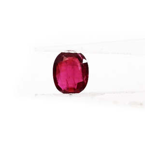 Rubis naturel du Mozambique, pierre précieuse non montée, 1,58 ct, taille ovale, créé en laboratoire, avec des nuances orange, rouge et rose, certifié IGI - Product Image 2