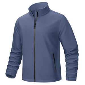New Style plain Design one color Softshell <b>Jacket</b> <b>Men</b> Windproof Comfortable Uniform Quick Dry <b>Soft</b> <b>Shell</b> <b>Jacket</b> - Product Image 6