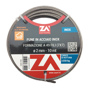 Cavetto in Acciaio Inox 49mm di Diametro 3 Mt 10 - Product Image 1