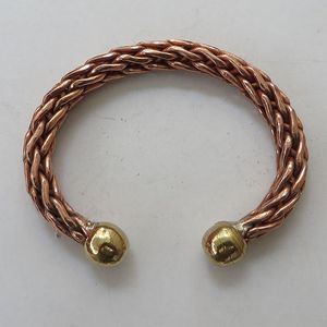 Pulsera de terapia magnética de cobre puro para mujeres y hombres Brazaletes de moda para el dolor de artritis - Product Image 6