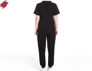 Ropa DE TRABAJO DE clínica dental, uniformes médicos de Hospital de Color sólido, uniforme médico de manga corta, trajes de trabajo de enfermera para mascotas, conjunto de salón de belleza - Product Image 6