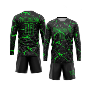 Vente en gros d'usine, nouveau design personnalisé, maillot de football respirant 100% polyester, impression numérique, séchage rapide, léger, sport - Product Image 2