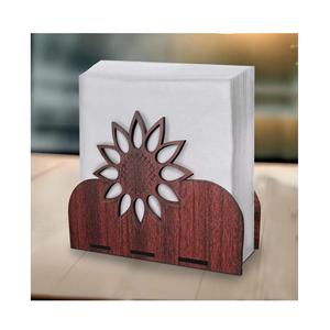 Rustic Farmhouse Handmade Wooden <b>Napkin</b> <b>Holder</b> | Wooden Tabletop Organizer for Kitchen, Dining Table, Cafe & Restaurant - Product Image 4