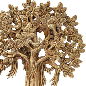 Kalpavriksha Arbre 8 Pouces 800g Antique Polonais Arbres de Vie Bonne Chance Vastu Fengshui Décorations pour Salon de Mariage - Product Image 2
