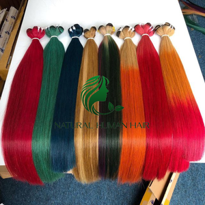 ผมต่อผมมนุษย์แท้สีบราซิลผมตรงมัดผมตรงแบบบราซิลเลียนแท้ - Product Image 2