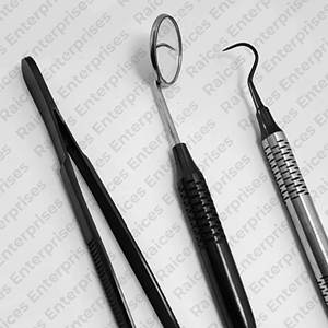 Kit de examen Dental reutilizable de la mejor calidad, producto de Venta caliente, Kit de examen Dental de acero inoxidable de potencia Manual en MOQ bajo - Product Image 4