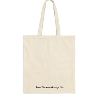 Cotton <b>Canvas</b> <b>Tote</b> <b>Bag</b> <b>with</b> Shoulder Handle Open and <b>Zipper</b> Closure - Product Image 2