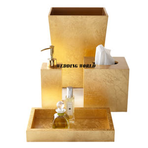 Fabricant d'ensemble de salle de bains en métal Accessoires de salle de bains design faits à la main brillant poli Nouvel ensemble de salle de bains classique et élégant - Product Image 6