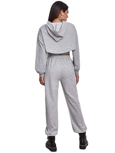 Custom Logo Ladies Long Sleeve Loose Track <b>Jacket</b> with Pockets New Casual Sports Zipper <b>Suit</b> for Winter Season - Product Image 5