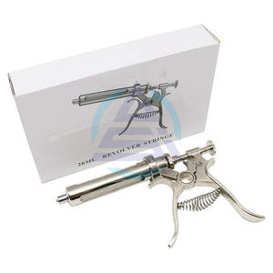 Jeringa Automática Veterinaria de 10/20/30/50 ml, Inyector Continuo de Vacunas, Inyección de Metal para Ganado, Animales, Cerdos, Toros, Ovejas, 1 Pieza - Product Image 1