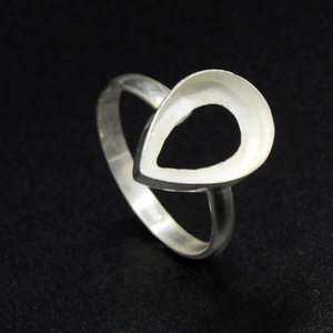 Impresionante impresión 925 plata esterlina 7-30 MM Collet Cup anillos de oro plata sólida anillo de bisel liso encontrar joyería fina - Product Image 6