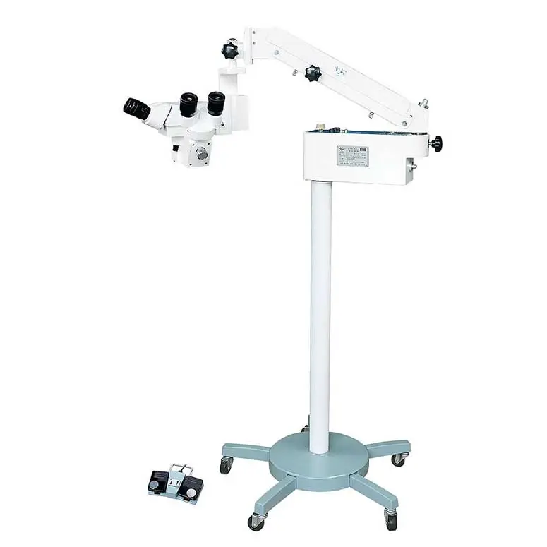 Oftalmik katarakt, glokom, mikrocerrahi operasyon için taşınabilir göz oftalmik çalışma mikroskobu
