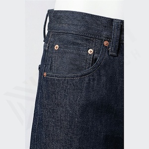 Jeans décontractés pour hommes, nouvelle mode, coupe droite, légèrement usés, séchage rapide, légers, de haute qualité, personnalisables - Product Image 5
