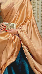 Nouveau style, sari traditionnel de haute qualité pour femmes, en coton et soie, léger, séchage rapide, personnalisable, toutes saisons, Diwali - Product Image 6
