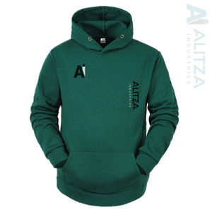 Sweat à capuche confortable avec broderie subtile du logo de la marque, idéal pour une tenue décontractée à prix réduit pendant les soldes d'hiver - Product Image 4