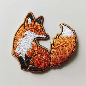 2024ผ้าปักลายสัตว์สำหรับเสื้อผ้าเด็กผ้าปักลายดอกไม้เปล่าขนาดใหญ่ - Product Image 1