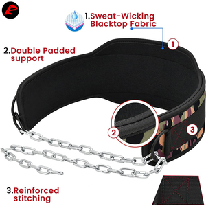 เข็มขัดนีโอพรีนสำหรับยกน้ำหนักอุปกรณ์ออกกำลังกายระบายอากาศ - Product Image 2