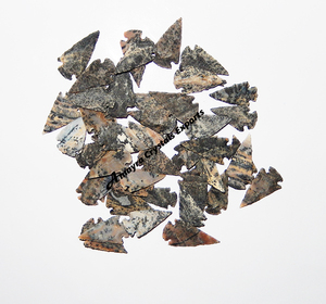Pointe de flèche en agate naturelle sculptée à la main, authentique jaspe fantaisie de 1 à 1,5 pouce, sculpture artisanale de haute qualité, cristaux Amayra du Gujarat - Product Image 2