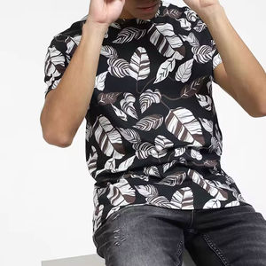 Camiseta de punto de seda ligera informal de verano para hombre más vendida, de secado rápido, tacto suave, fabricante profesional, buen estampado 3D sólido - Product Image 5