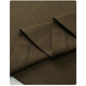 Camiseta de manga larga de doble capa informal de fabricantes personalizados para hombre, camisetas de manga larga lavadas vintage desgastadas para hombre - Product Image 5