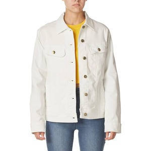 Veste en jean pour femme style de tous les jours essentiel qui peut être assorti avec des hauts ou des robes pour des tenues décontractées polyvalentes - Product Image 5