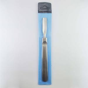 Empujador de cutículas de acero inoxidable de 1mm a 18mm (calibre) con mango plano para eliminar la piel muerta - Product Image 5