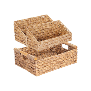 Panier de rangement pour ustensiles en jonc de mer, écologique, durable, fait main, King Craft Viet Vietnam - Product Image 1