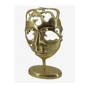 Objet de table sculptural en argent antique Accent décoratif élégant pour décor spirituel de bureau à domicile de luxe et style festif - Product Image 5