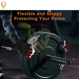 Gants d'haltérophilie de gym personnalisés, gants de fitness en tissu spandex souple, ajustés à la main, sport, nouveau design, vente directe en usine - Product Image 6