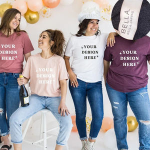 <b>Crew</b> <b>Neck</b> Bella Canvas <b>T</b> <b>shirt</b> Plain Bella Canvas V <b>Crew</b> <b>Neck</b> <b>T</b> <b>Shirt</b> Soft Plain Unisex Blank Tee <b>shirt</b> - Product Image 4