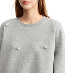 Sudadera de manga larga informal Vintage para mujer, Sudadera con capucha Digital de poliéster/algodón transpirable de punto con patrón de tira cálida - Product Image 5