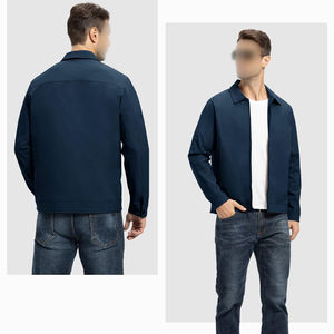 Chaqueta Cortavientos Informal con Cuello Alto y Logotipo Personalizado al por Mayor para Hombre, Chaqueta de Invierno para Exteriores, Ropa de Calle Transpirable para Hombre - Product Image 4