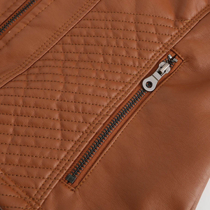 Fashion PU Jackets Womens Jackets Slim Cut Leather Inspired Coats Elegant Streetwear Outerwear For Autumn Winter Season - Product Image 5