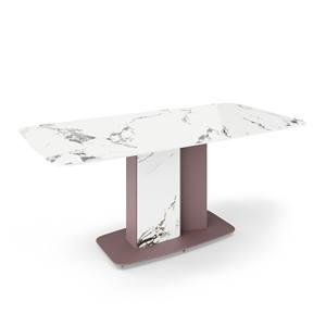 Mesa de Comedor de Mármol Contemporánea Bordeaux, Diseño Estable para el Hogar - Product Image 1