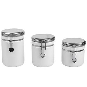 Recipiente de almacenamiento de acero inoxidable de Metal personalizado de nueva calidad, recipiente hermético para granos de café SS, suministros a granel de La India Hot pro - Product Image 2