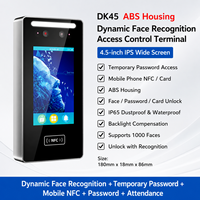 Terminal de Control de Acceso con Reconocimiento Facial GUIDI DK45, Sistema Biométrico de Entrada a Puertas Resistente al Agua, Máquina de Asistencia con Tarjeta RFID y Contraseña