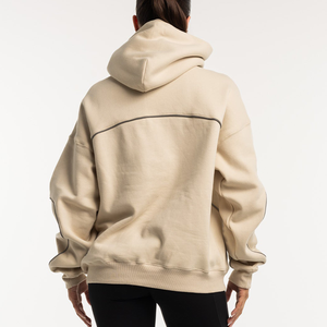 OEM personalizado Fitness entrenamiento de alta resistencia de algodón suave estilo de la calle Casual Sudadera con capucha de gran tamaño para las mujeres - Product Image 5