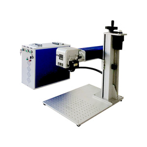 20W 30W 50W 60W 2.5D 3D fibra láser Metal relieve marcado máquina de grabado potencia fácil de operar agua aire refrigeración para uso doméstico - Product Image 1
