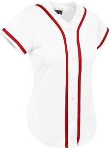 Maillot de baseball ajusté à manches courtes pour femmes MICR@TECH SPORTS, uniforme d'équipe de softball, couleur et emballage personnalisés - Product Image 4