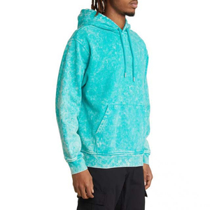 Sudadera con Capucha para Hombre, de Alta Calidad, 100% Algodón, Tejido de Felpa, Lavado Ácido, Estilo Urbano, Diseño Impermeable, Forro Personalizado, OEM - Product Image 3