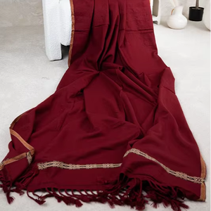 ผ้าคลุมไหล่ธรรมดาสำหรับผู้ชายผ้านุ่มและน้ำหนักเบาจากโรงงาน - Product Image 1