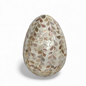 Huevo de Pascua de Nácar de Lujo, Elegante, Hecho a Mano, Artículo Decorativo para la Celebración de Primavera, de Vietnam, al por Mayor - Product Image 1
